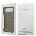Калъф за iPhone 17 Air - Guess - Hardcase 4G Classic (GUHCP17MG4GFBR) - Кафяв