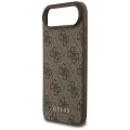 Калъф за iPhone 17 Air - Guess - Hardcase 4G Classic (GUHCP17MG4GFBR) - Кафяв