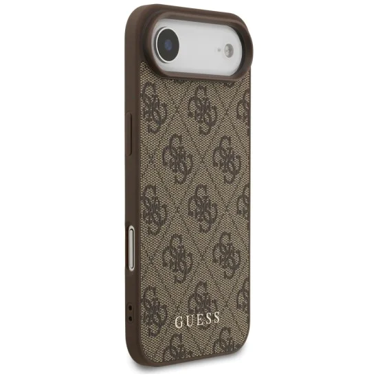 Калъф за iPhone 17 Air - Guess - Hardcase 4G Classic (GUHCP17MG4GFBR) - Кафяв