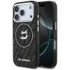 Калъф за iPhone 17 Pro - Karl Lagerfeld - IML MagSafe (KLHMP17LHMKBCHOK) - Черен