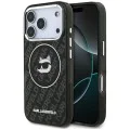 Калъф за iPhone 17 Pro - Karl Lagerfeld - IML MagSafe (KLHMP17LHMKBCHOK) - Черен