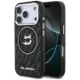 Калъф за iPhone 17 Pro - Karl Lagerfeld - IML MagSafe (KLHMP17LHMKBCHOK) - Черен