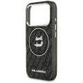 Калъф за iPhone 17 Pro - Karl Lagerfeld - IML MagSafe (KLHMP17LHMKBCHOK) - Черен