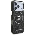 Калъф за iPhone 17 Pro - Karl Lagerfeld - IML MagSafe (KLHMP17LHMKBCHOK) - Черен