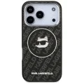 Калъф за iPhone 17 Pro - Karl Lagerfeld - IML MagSafe (KLHMP17LHMKBCHOK) - Черен