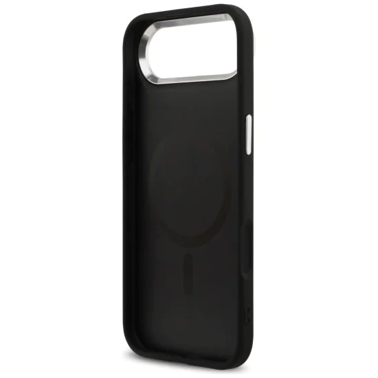 Калъф за iPhone 17 Air - Guess - Hardcase 4G Classic Logo MagSafe (GUHMP17MP4GSSMCK) - Черен