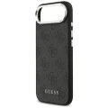 Калъф за iPhone 17 Air - Guess - Hardcase 4G Classic Logo MagSafe (GUHMP17MP4GSSMCK) - Черен