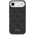 Калъф за iPhone 17 Air - Guess - Hardcase 4G Classic Logo MagSafe (GUHMP17MP4GSSMCK) - Черен
