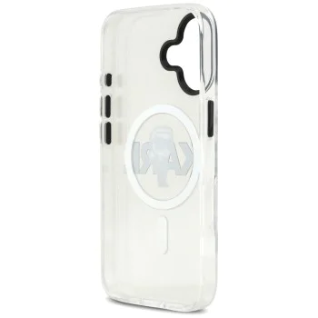 Калъф за iPhone 17 - Karl Lagerfeld - IML MagSafe Sketch Logo (KLHMP17SHGKIGKBT) - Прозрачен