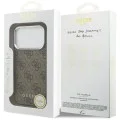 Калъф за iPhone 17 Pro Max - Guess - Hardcase 4G Classic Logo MagSafe (GUHMP17XP4GSSMCW) - Кафяв