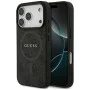 Калъф за iPhone 17 Pro - Guess - 4G Ring Classic Logo MagSafe (GUHMP17LG4GFRK) - Черен