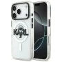 Калъф за iPhone 17 Pro - Karl Lagerfeld - IML MagSafe Sketch Logo (KLHMP17LHGKIGKBT) - Прозрачен