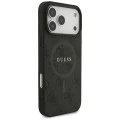 Калъф за iPhone 17 Pro Max - Guess - 4G Ring Classic Logo MagSafe (GUHMP17XG4GFRK) - Черен
