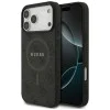 Калъф за iPhone 17 Pro Max - Guess - 4G Ring Classic Logo MagSafe (GUHMP17XG4GFRK) - Черен