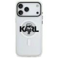 Калъф за iPhone 17 Pro Max - Karl Lagerfeld - IML MagSafe Sketch Logo (KLHMP17XHGKIGKBT) - Прозрачен