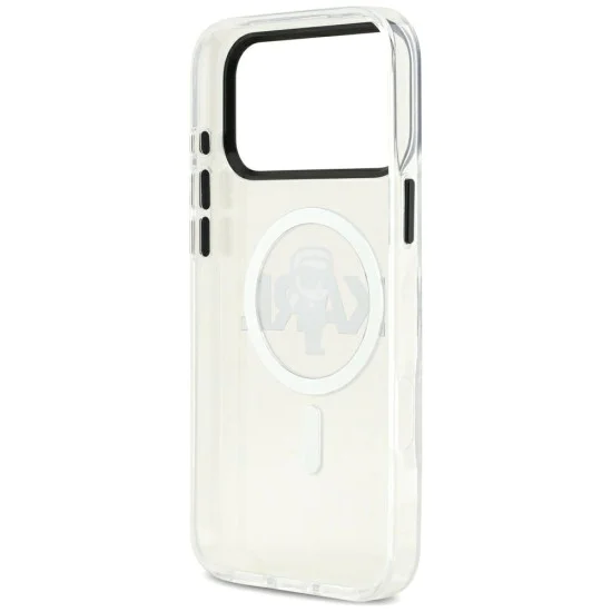 Калъф за iPhone 17 Pro Max - Karl Lagerfeld - IML MagSafe Sketch Logo (KLHMP17XHGKIGKBT) - Прозрачен