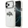 Калъф за iPhone 17 Pro Max - Karl Lagerfeld - IML MagSafe Sketch Logo (KLHMP17XHGKIGKBT) - Прозрачен