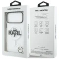 Калъф за iPhone 17 Pro Max - Karl Lagerfeld - IML MagSafe Sketch Logo (KLHMP17XHGKIGKBT) - Прозрачен