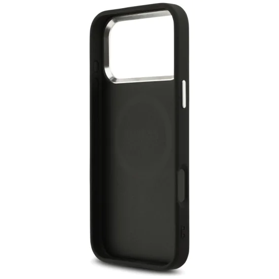 Калъф за iPhone 17 Pro Max - Guess - Hardcase 4G Classic Logo MagSafe (GUHMP17XP4GSSMCK) - Черен