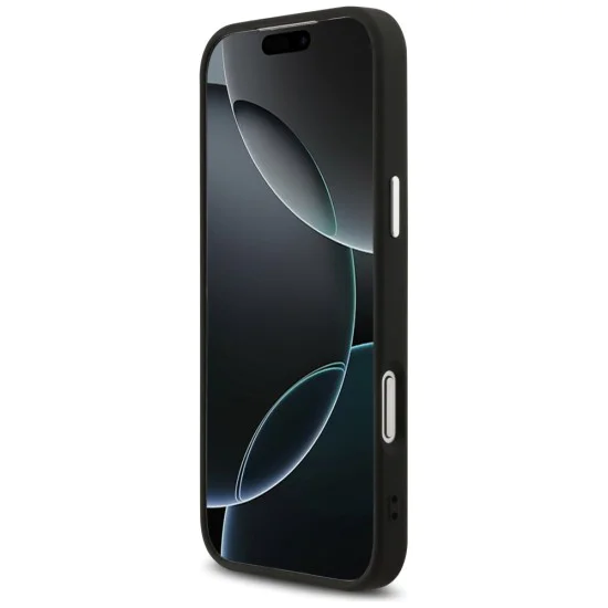 Калъф за iPhone 17 Pro Max - Guess - Hardcase 4G Classic Logo MagSafe (GUHMP17XP4GSSMCK) - Черен
