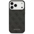 Калъф за iPhone 17 Pro Max - Guess - Hardcase 4G Classic Logo MagSafe (GUHMP17XP4GSSMCK) - Черен
