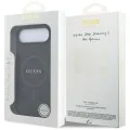 Калъф за iPhone 17 Air - Guess - 4G Ring Classic Logo MagSafe (GUHMP17MG4GFRK) - Черен