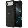 Калъф за iPhone 17 Air - Guess - 4G Ring Classic Logo MagSafe (GUHMP17MG4GFRK) - Черен