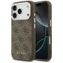 Калъф за iPhone 17 Pro - Guess - Hardcase 4G Classic Logo MagSafe (GUHMP17LP4GSSMCW) - Кафяв