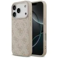 Калъф за iPhone 17 Pro – с MagSafe – Guess (GUHMP17LG4GFRP) 4G Ring Classic Logo – Розов