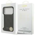 Калъф за iPhone 17 Pro - Guess - Hardcase 4G Classic Logo MagSafe (GUHMP17LP4GSSMCK) - Черен