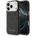 Калъф за iPhone 17 Pro - Guess - Hardcase 4G Classic Logo MagSafe (GUHMP17LP4GSSMCK) - Черен