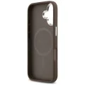 Калъф за iPhone 17 - Guess - Hardcase 4G Classic Logo MagSafe (GUHMP17SP4GSSMCW) - Кафяв