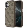 Калъф за iPhone 17 - Guess - Hardcase 4G Classic Logo MagSafe (GUHMP17SP4GSSMCW) - Кафяв