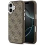 Калъф за iPhone 17 - Guess - Hardcase 4G Classic Logo MagSafe (GUHMP17SP4GSSMCW) - Кафяв