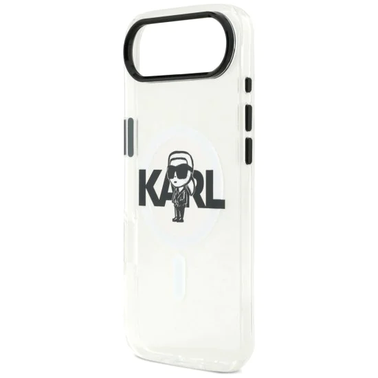 Калъф за iPhone 17 Air - Karl Lagerfeld - IML MagSafe Sketch Logo (KLHMP17MHGKIGKBT) - Прозрачен