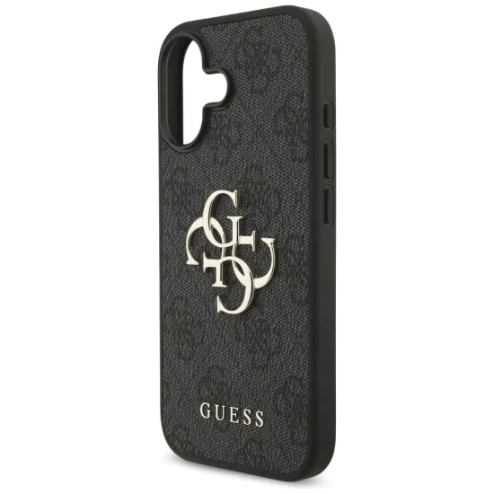 Калъф за iPhone 17 - Guess - Hardcase 4G Big Logo (GUHCP17S4GMGGR) - Черен
