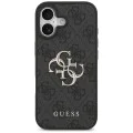 Калъф за iPhone 17 - Guess - Hardcase 4G Big Logo (GUHCP17S4GMGGR) - Черен