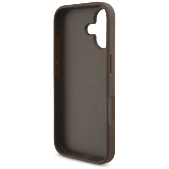 Калъф за iPhone 17 - Guess - Hardcase 4G Big Logo (GUHCP17S4GMGBR) - Кафяв