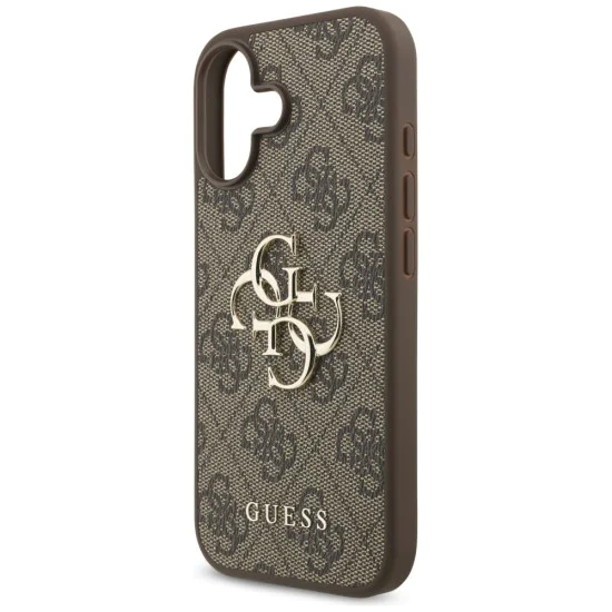 Калъф за iPhone 17 - Guess - Hardcase 4G Big Logo (GUHCP17S4GMGBR) - Кафяв