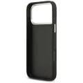 Калъф за iPhone 17 Pro - Guess - Hardcase 4G Grained Big and Classic Logo (GUHCP17LPG4SMCEK) - Черен
