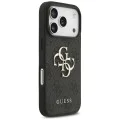 Калъф за iPhone 17 Pro - Guess - Hardcase 4G Big Logo (GUHCP17L4GMGGR) - Черен