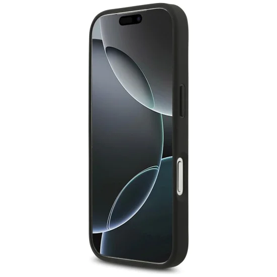 Калъф за iPhone 17 Pro - Guess - Hardcase 4G Big Logo (GUHCP17L4GMGGR) - Черен