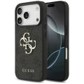 Калъф за iPhone 17 Pro - Guess - Hardcase 4G Big Logo (GUHCP17L4GMGGR) - Черен