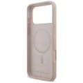Калъф за iPhone 17 Pro Max - Karl Lagerfeld - Силиконов пръстен MagSafe (KLHMP17XSCMKCRHP) - Розов