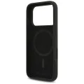 Калъф за iPhone 17 Pro - Karl Lagerfeld - Силиконов пръстен MagSafe (KLHMP17LSCMKCRHK) - Черен