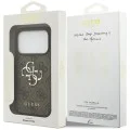 Калъф за iPhone 17 Pro - Guess - Hardcase 4G Big Logo (GUHCP17L4GMGBR) - Кафяв