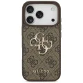 Калъф за iPhone 17 Pro - Guess - Hardcase 4G Big Logo (GUHCP17L4GMGBR) - Кафяв