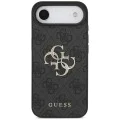 Калъф за iPhone 17 Air - Guess - Hardcase 4G Big Logo (GUHCP17M4GMGGR) - Черен