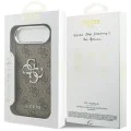 Калъф за iPhone 17 Air - Guess - Hardcase Big 4G Logo Classic Logo (GUHCP17MP4G4SMCW) - Кафяв