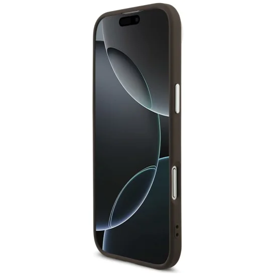 Калъф за iPhone 17 Air - Guess - Hardcase Big 4G Logo Classic Logo (GUHCP17MP4G4SMCW) - Кафяв